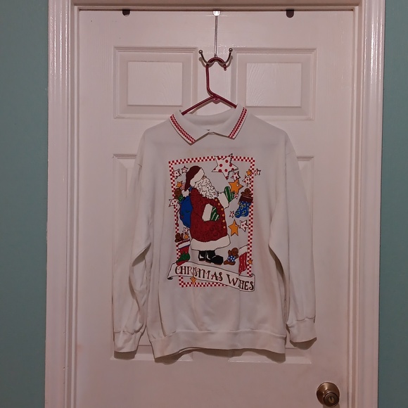 VINTAGE CHRISTMAS SWEASHIRT - Picture 1 of 15